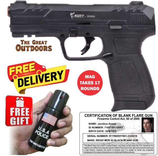Kuzey S900 Self Defense Pepper Blank Gun